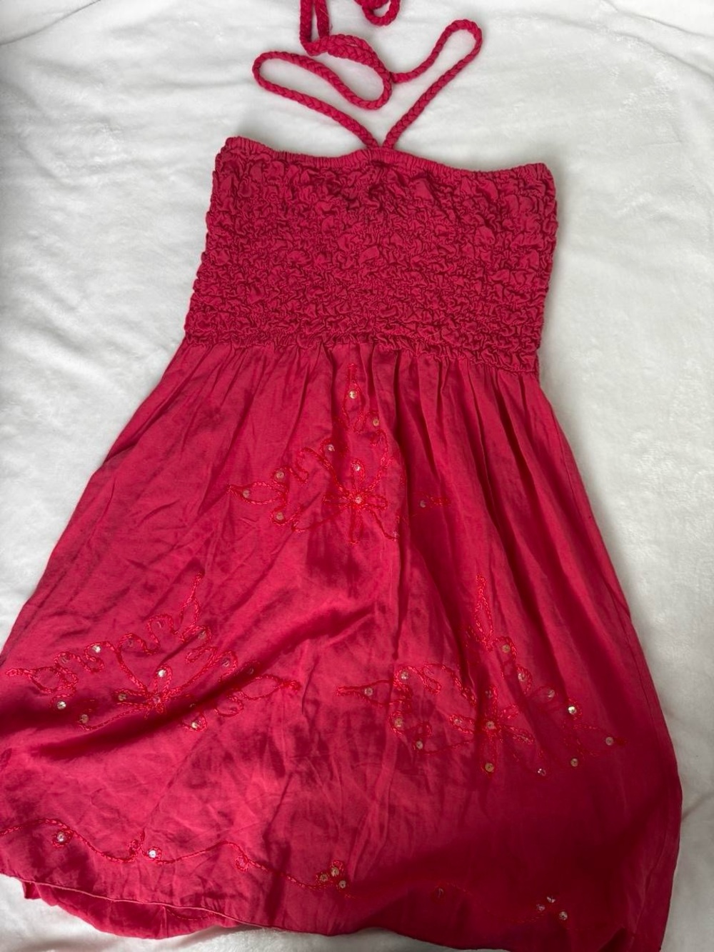 Pink Halter Sundress -2000s